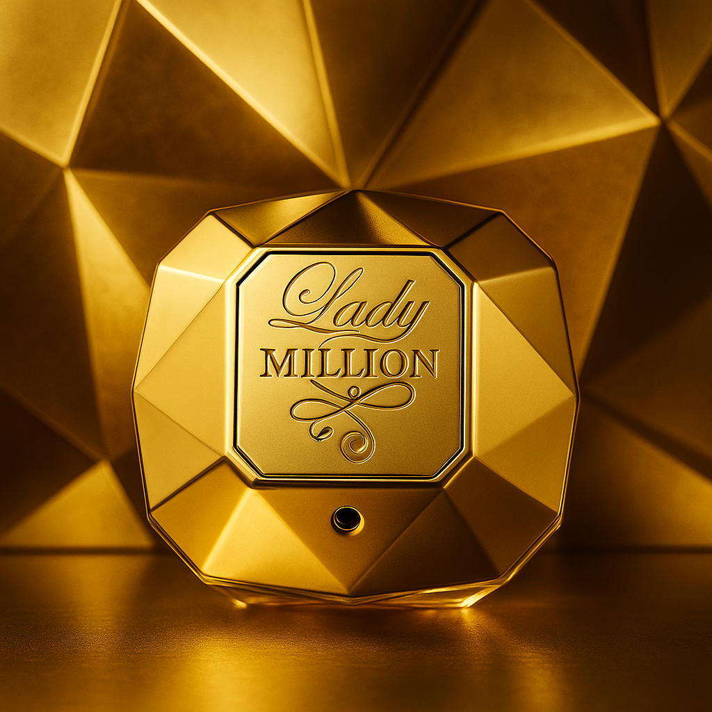 Paco Rabanne Lady Million Eau de Parfum – Bold, Glamorous & Seductive Floral Scent for Women (2.7 oz)