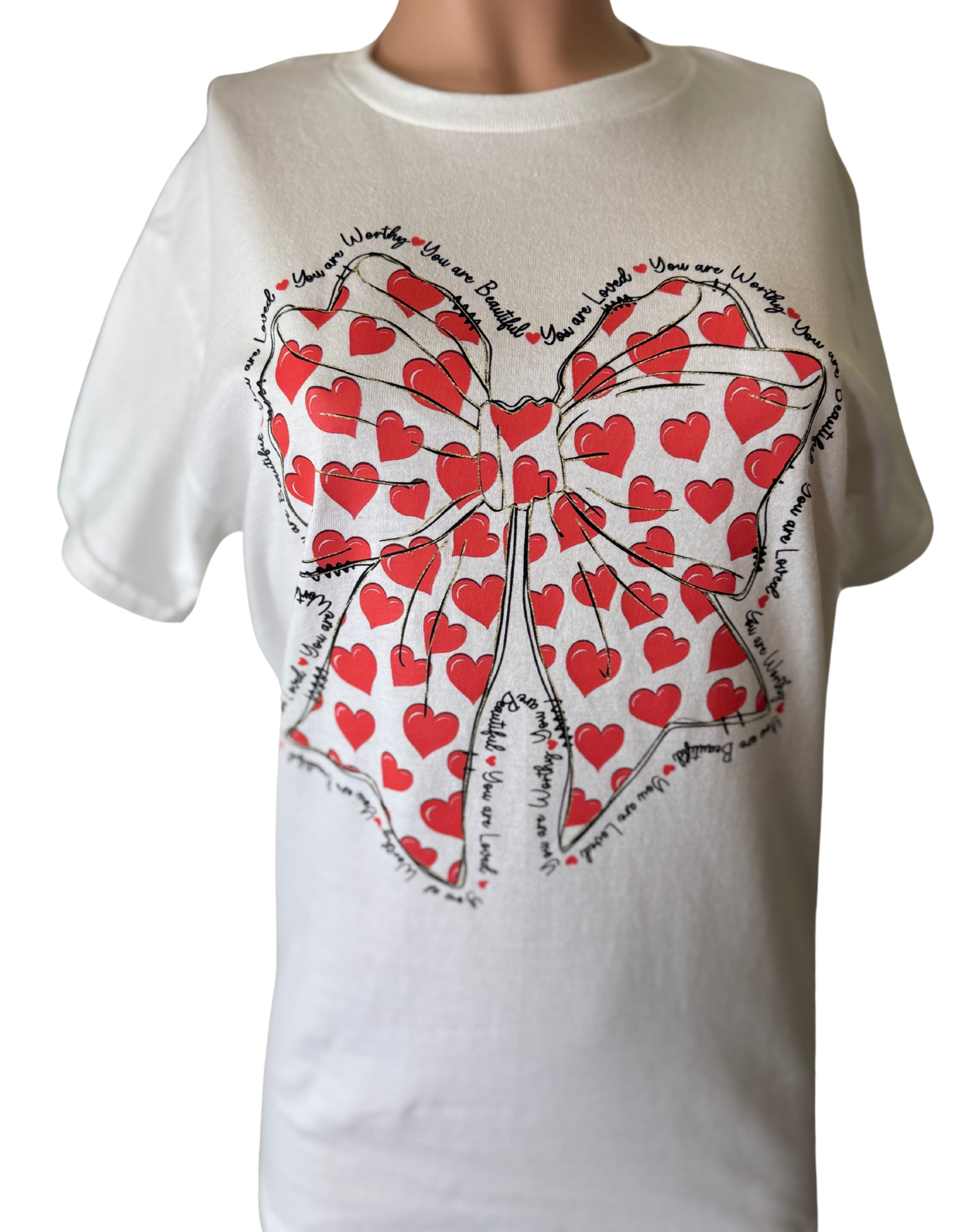 Ladies Graphic Print Short Sleeve T Shirt