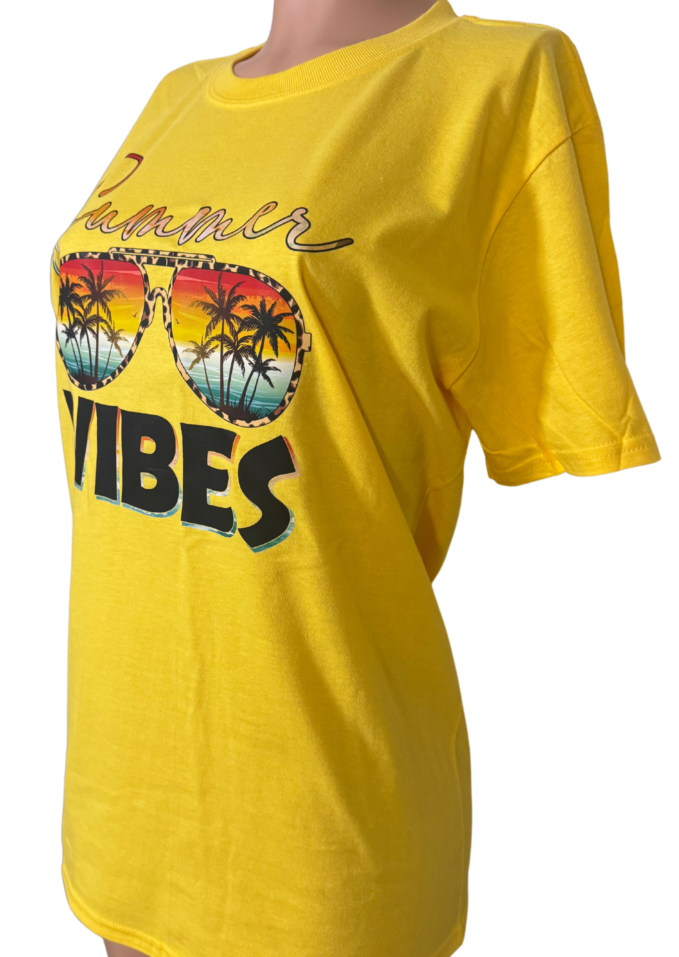 Ladies Graphic Print Short Sleeve T Shirt