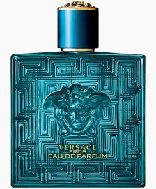 Versace Eros Men’s Eau de Parfum – Iconic Blue Bottle, Fresh Citrus Woody Aromatic Cologne