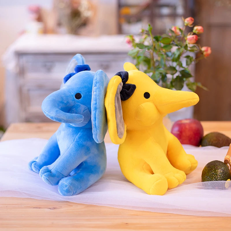 Elephant Plush Toys Kawaii Baby Toy Stuffed Animal Doll For Kids White Elephant Toys Cartoon For Girls Cute Toys For Wedding