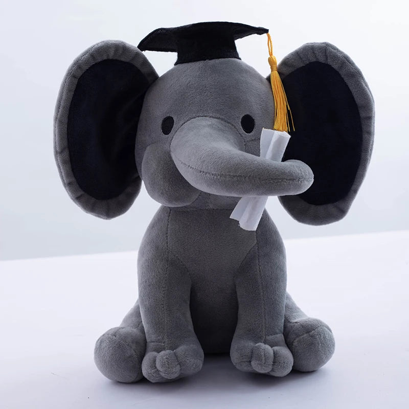 Elephant Plush Toys Kawaii Baby Toy Stuffed Animal Doll For Kids White Elephant Toys Cartoon For Girls Cute Toys For Wedding