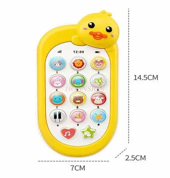 Children's simulated mobile phone toy baby early education girl boy 0 music 2 phone 1-3 years old 6 baby 12 months