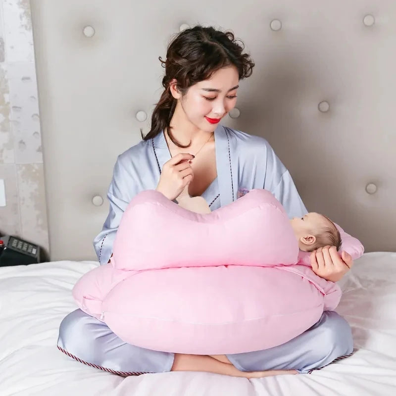Multifunction Newborn Nursing Pillow Baby Cotton Feeding Pillow U-shaped Pregnancy Women Backrest Pillow Breastfeeding Artifact