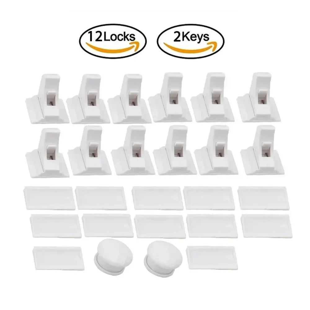 Magnetic Children's Lock for Extra Cabinet Door Safety: A Must-Have for Parents Drawer Lock Baby Protection Baby Safety Lock