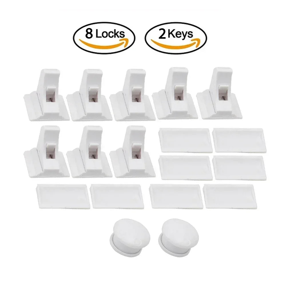 Magnetic Children's Lock for Extra Cabinet Door Safety: A Must-Have for Parents Drawer Lock Baby Protection Baby Safety Lock