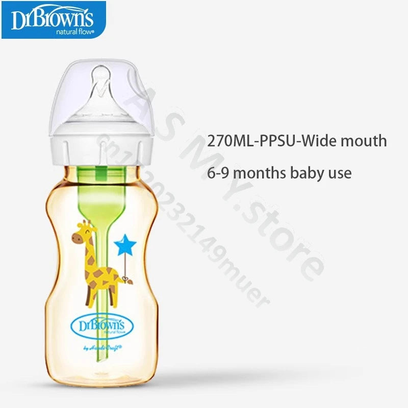 Dr. Brown's newborn PPSU / anti-colic / wide mouth / baby bottle / anti-drop 150ML,270ML baby bottle