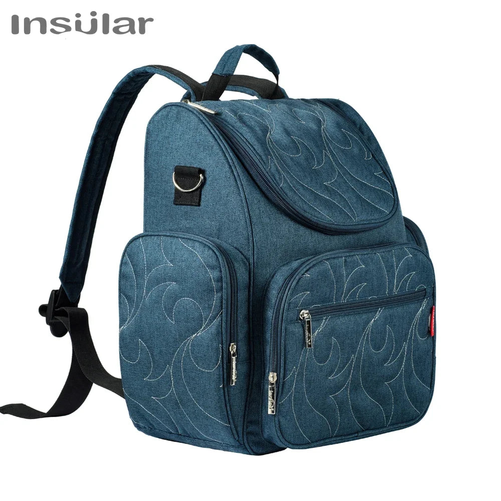 Brand Nappy Backpack Bag Mummy Large Capacity Stroller Bag Mom Baby Multi-function Waterproof Outdoor Travel Diaper Nursing Bags