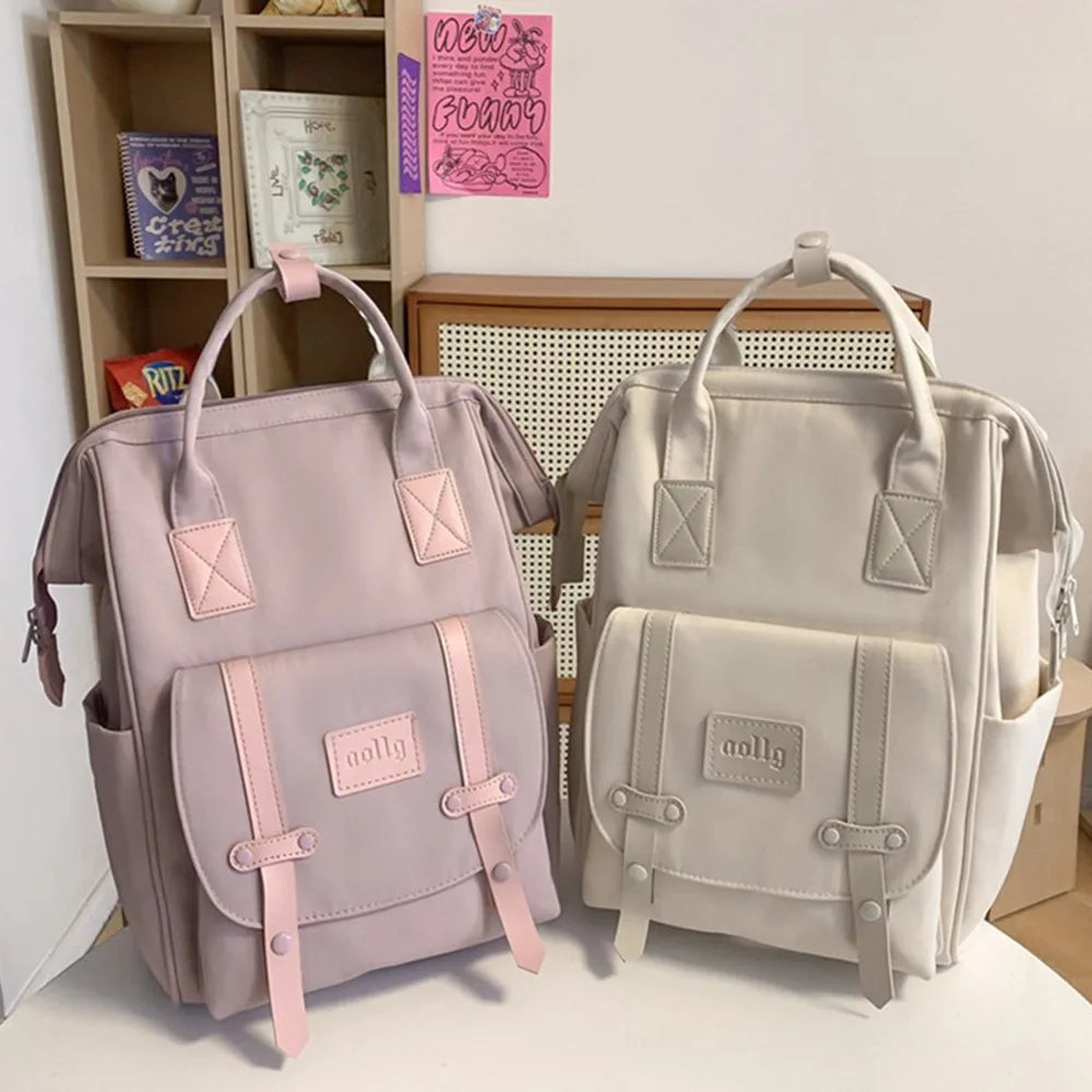 Nylon Mommy Backpack Anti Splash Water Multifunctional Baby Diaper Bag Portable Large Capacity Mommy Shoulder Bag Baby