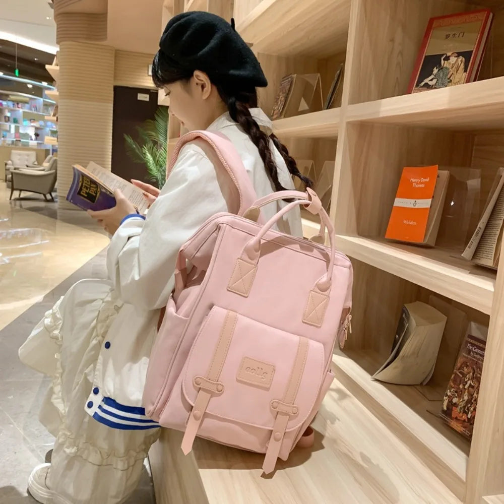 Nylon Mommy Backpack Anti Splash Water Multifunctional Baby Diaper Bag Portable Large Capacity Mommy Shoulder Bag Baby