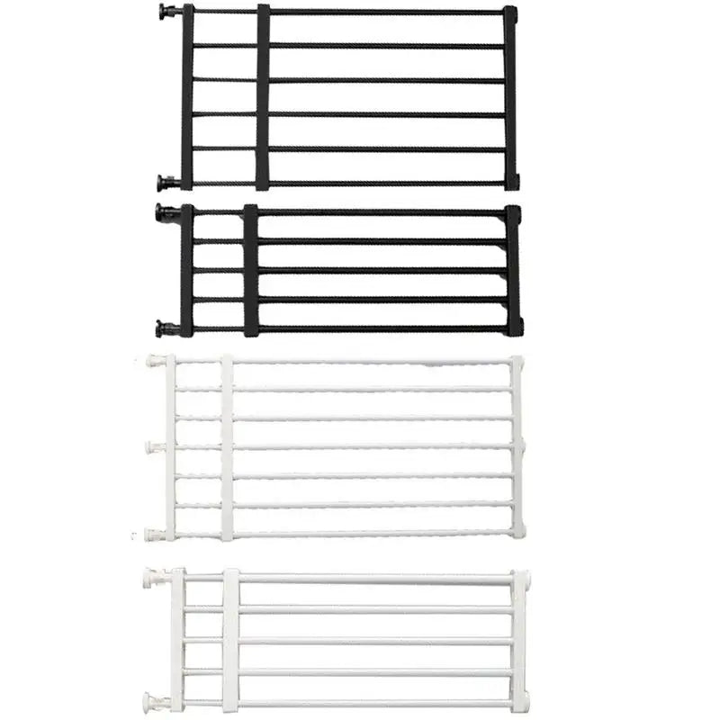 Metal Pet Gates Portable Fence Retractable Extra Wide Baby Gate Safety Fence Dog Gate For Hall Doorways Stairs