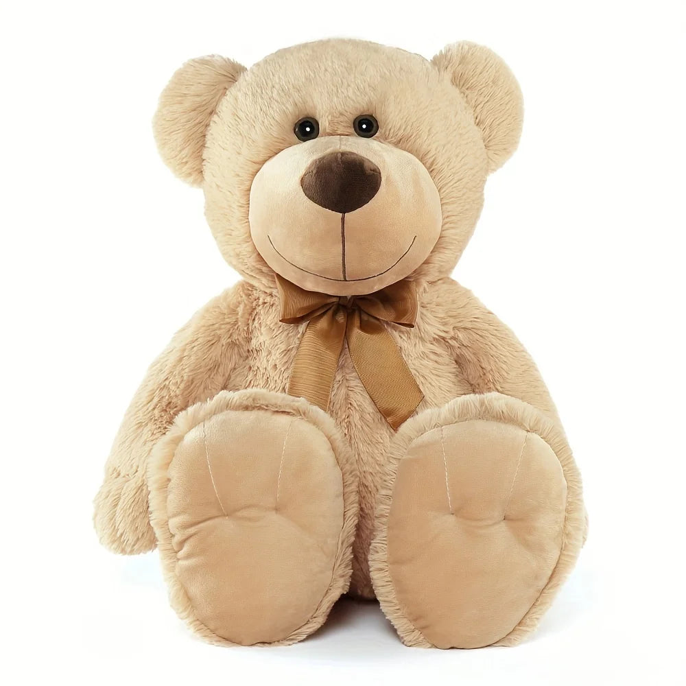 Big Teddy Bear Stuffed Animal, 26 Inch Medium Size Stuffed Teddy Bear Plush Toy For Chirstmas Valentine's Day Birthday