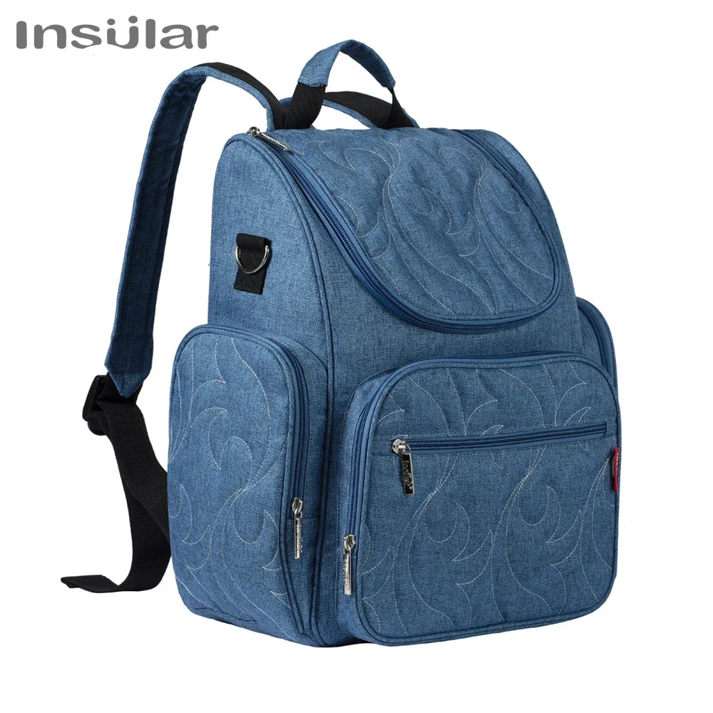 Brand Nappy Backpack Bag Mummy Large Capacity Stroller Bag Mom Baby Multi-function Waterproof Outdoor Travel Diaper Nursing Bags