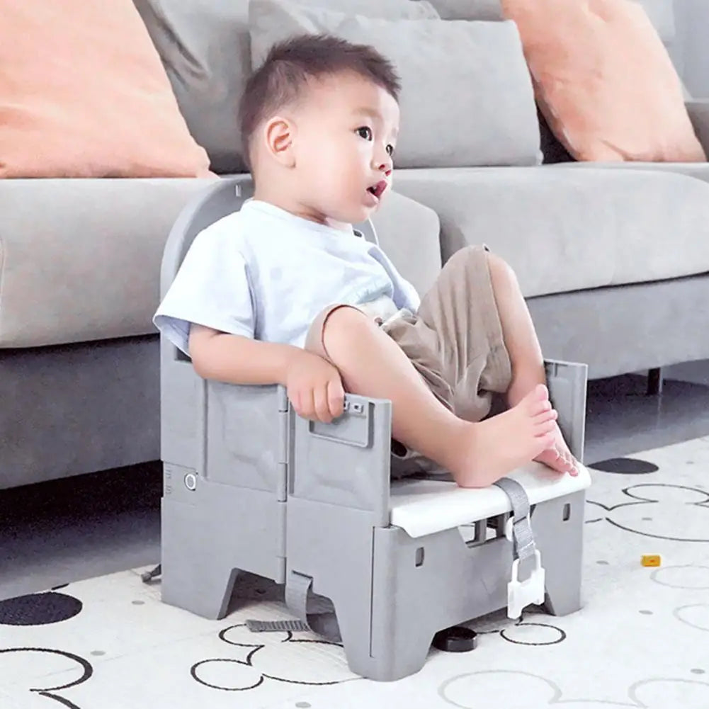 Foldable Baby High Chair Adjustable Waterproof Baby High Chair with Foldable Design Harness for Dining Table Kitchen for Babies