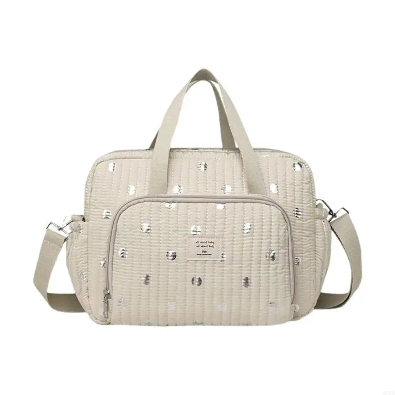 QX2D Large Capacity Mummy Bag Portable Storage Handbag For Baby And Mom Essential