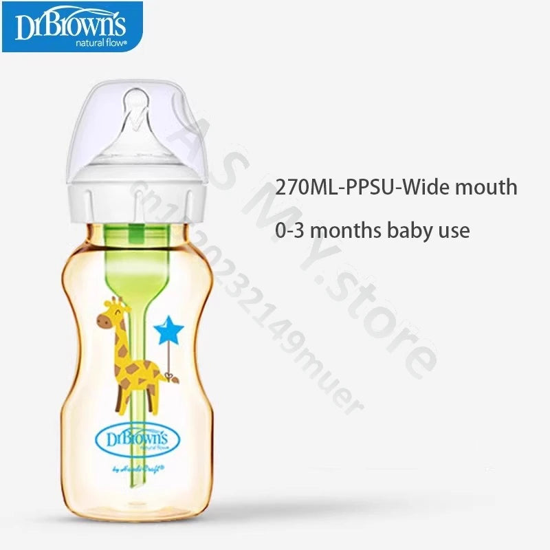 Dr. Brown's newborn PPSU / anti-colic / wide mouth / baby bottle / anti-drop 150ML,270ML baby bottle