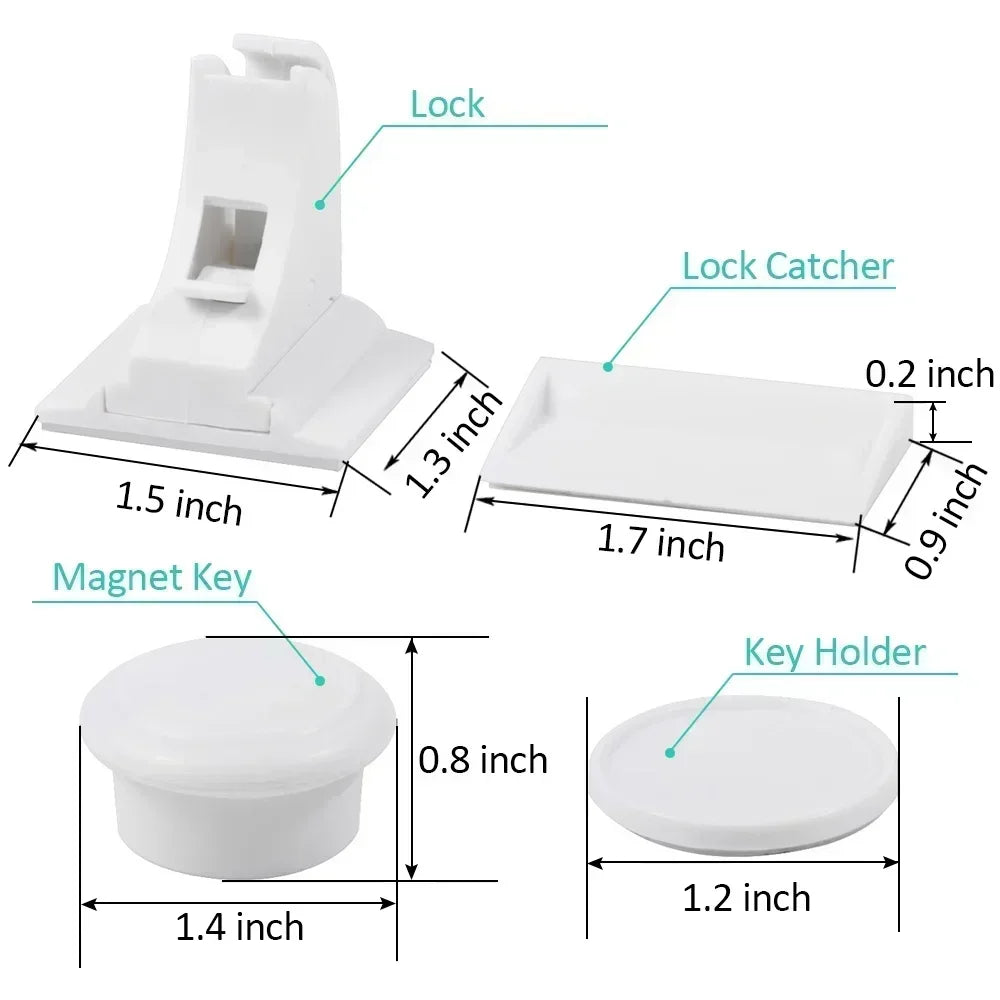 Magnetic Children's Lock for Extra Cabinet Door Safety: A Must-Have for Parents Drawer Lock Baby Protection Baby Safety Lock