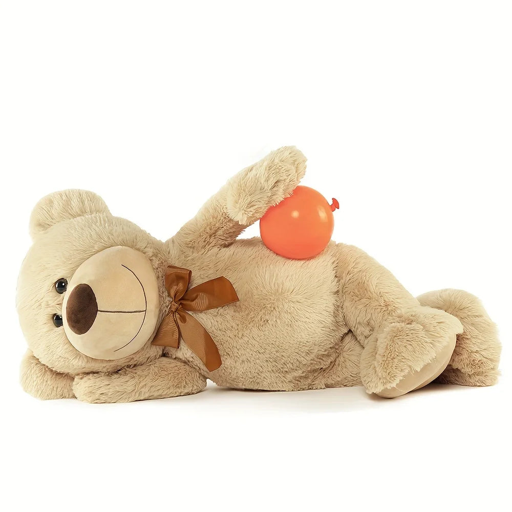 Big Teddy Bear Stuffed Animal, 26 Inch Medium Size Stuffed Teddy Bear Plush Toy For Chirstmas Valentine's Day Birthday
