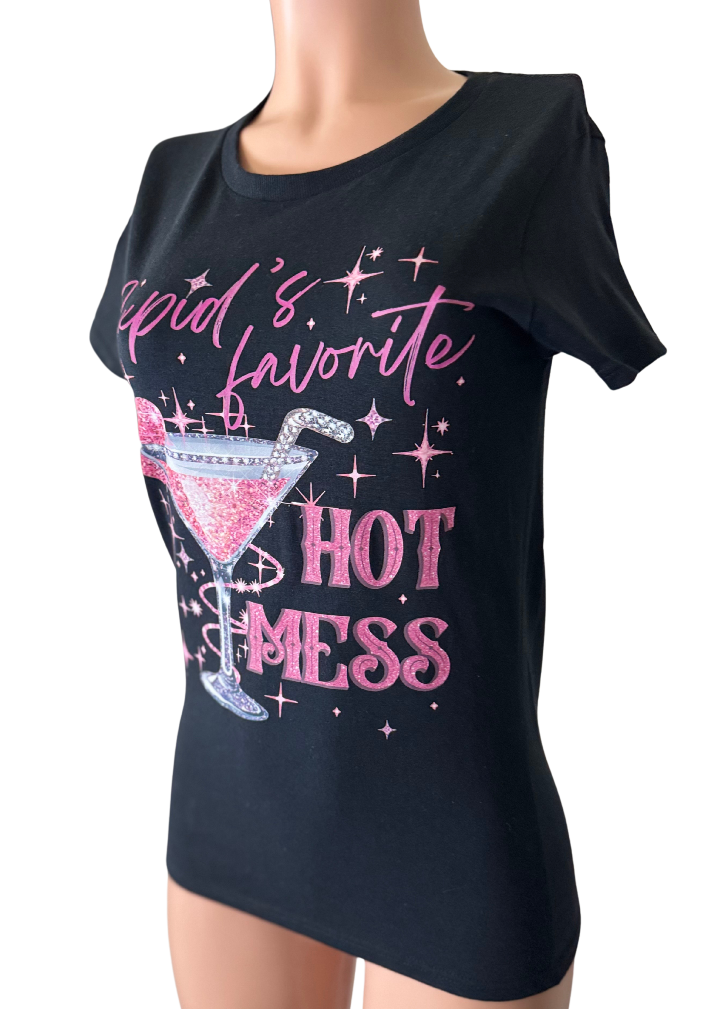 Ladies Graphic Print Short Sleeve T Shirt