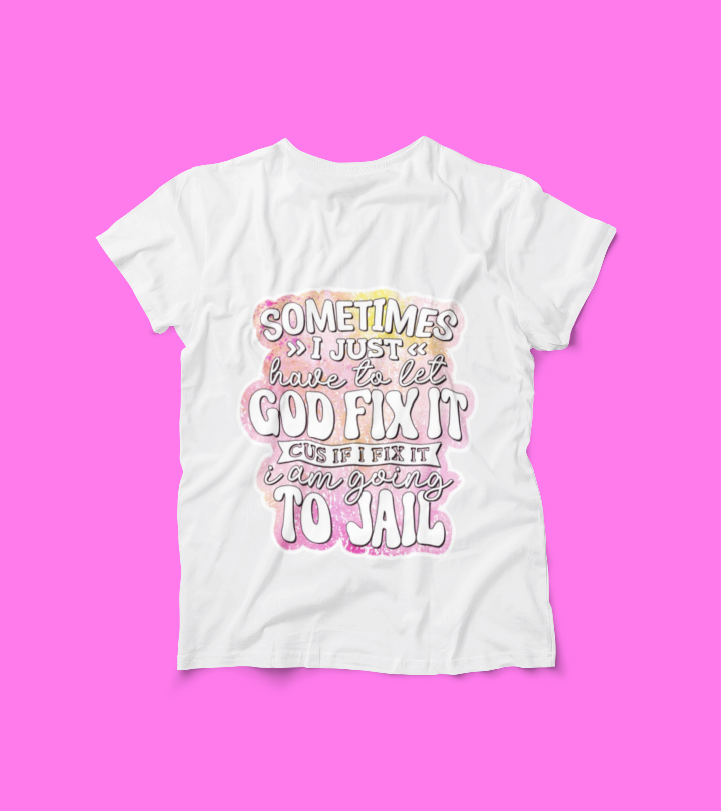 Ladie's Short Sleeve Graphic Print T Shirt