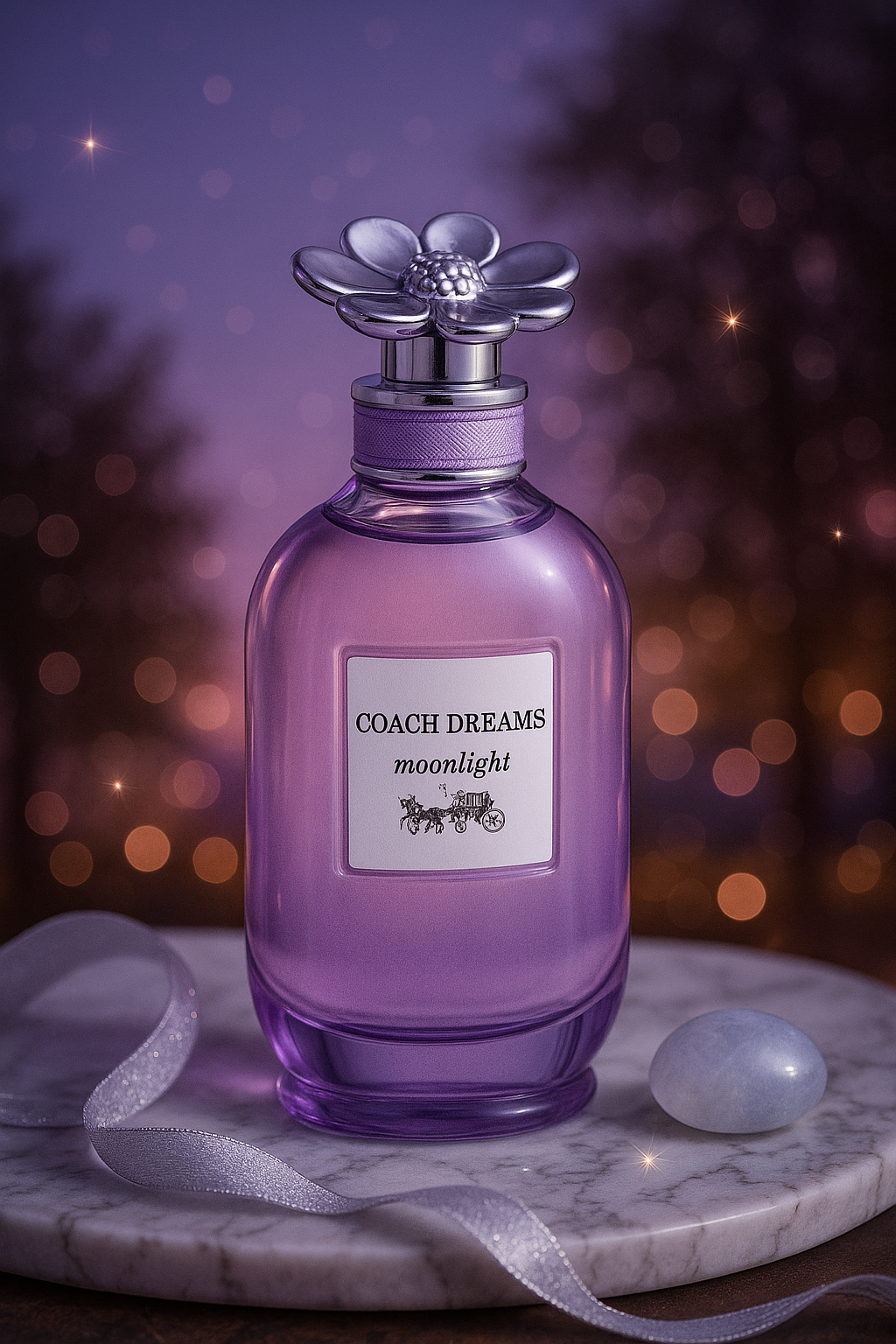 Coach Dreams Moonlight Eau de Parfum – Romantic, Floral & Woody Scent for Women (3.0 oz)