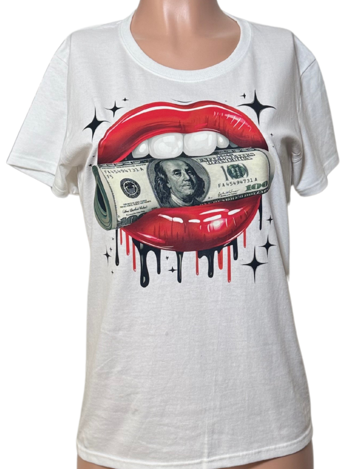 Ladies Graphis Print Short Sleeve T Shirt