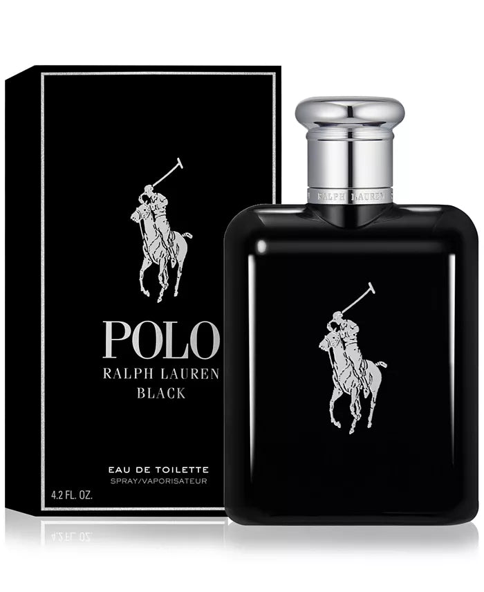Ralph Lauren Polo Black – Men’s Eau de Toilette, Bold Woody Aromatic Cologne in Black Bottle