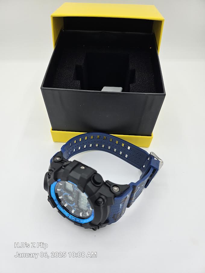 Activa Endurance X Invicta Men's Digital Watch - 54.5mm. Blue