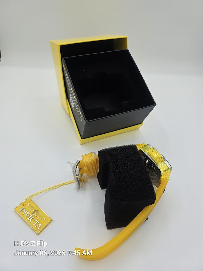 Invicta Anatomic Automatic Men's Watch w/ Skeleton Dial - 54.6mm, Yellow