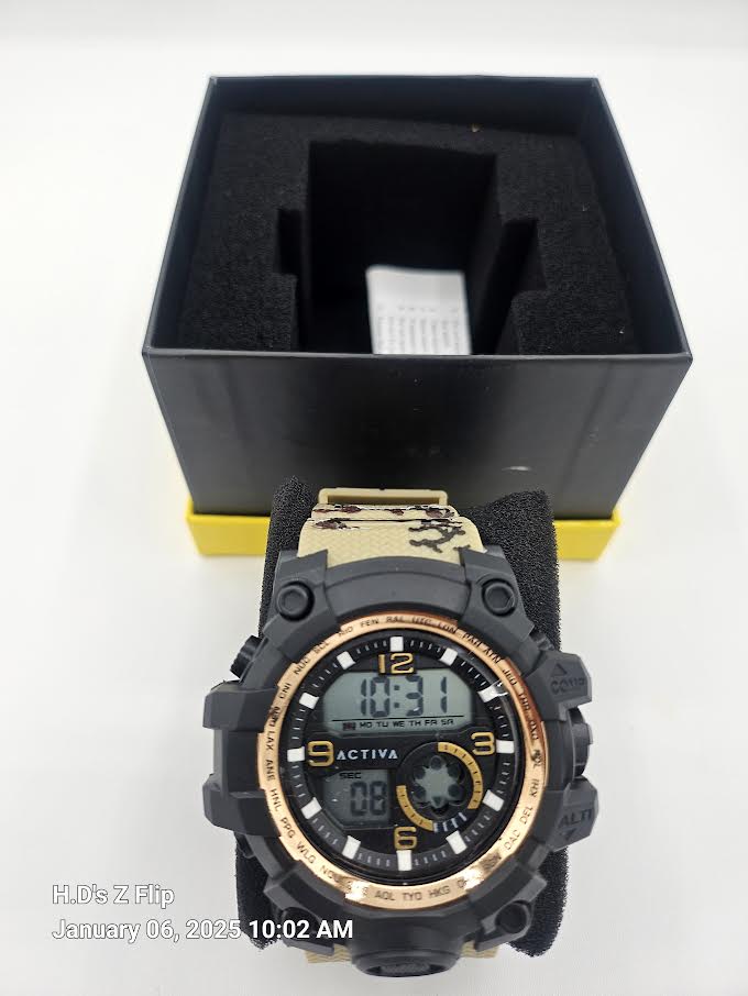 Activa Endurance X Invicta Men's Digital Watch - 54.5mm. Blue