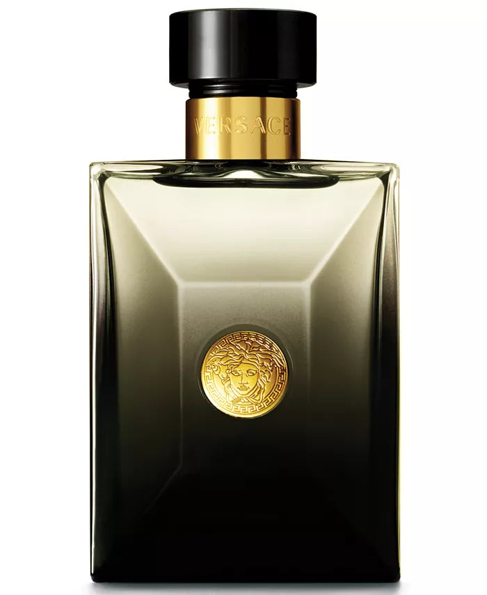 Versace Oud Noir Men’s Eau de Parfum – Black Gold Bottle, Spicy Oriental Woody Cologne