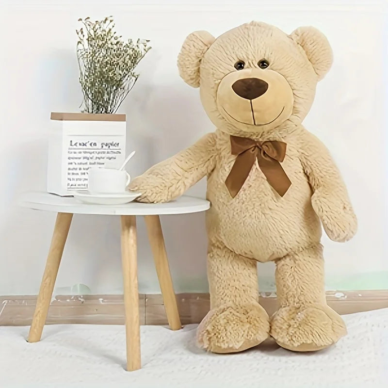 Big Teddy Bear Stuffed Animal, 26 Inch Medium Size Stuffed Teddy Bear Plush Toy For Chirstmas Valentine's Day Birthday