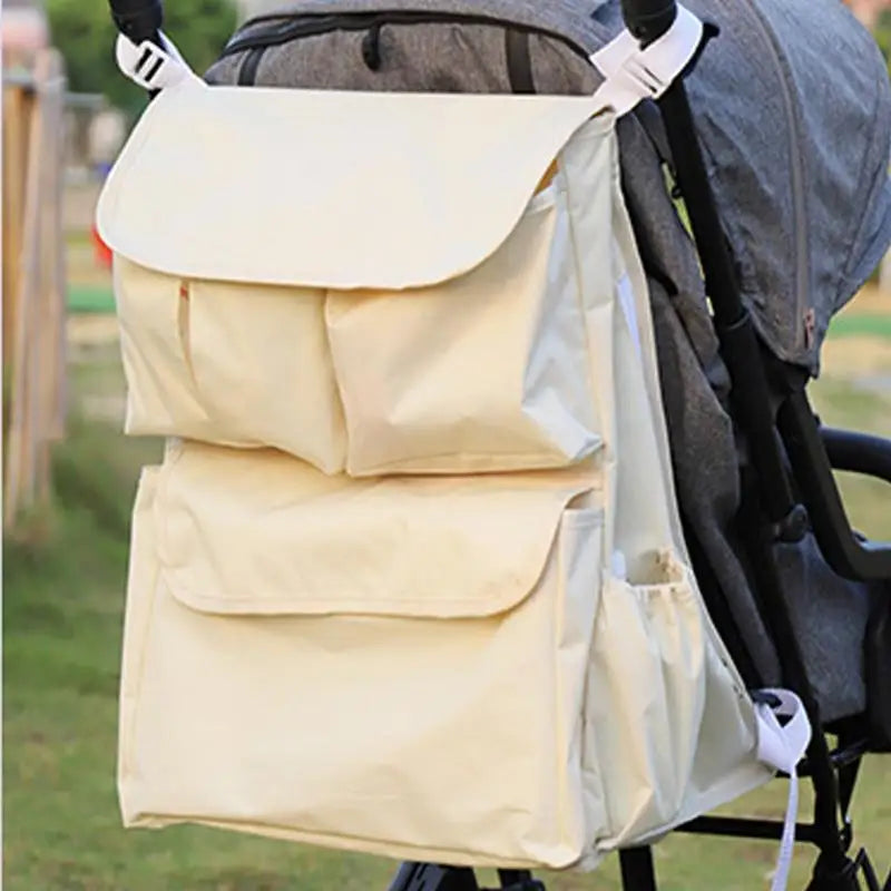 Toddler Stroller Bag Pram Organizer With Cup Holder Stroller Hangable Storage Bag Large Capacity Stroller Pouch For Pram