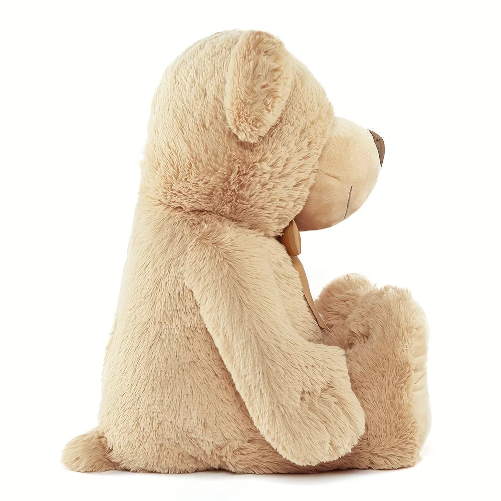 Big Teddy Bear Stuffed Animal, 26 Inch Medium Size Stuffed Teddy Bear Plush Toy For Chirstmas Valentine's Day Birthday