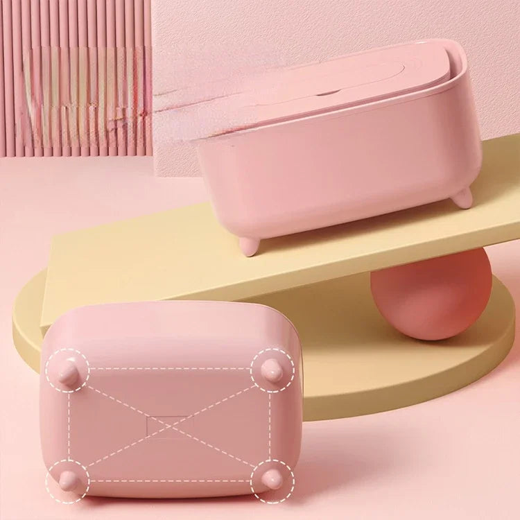 Baby Wipes Warmer - Constant Temperature Wet Wipe Heater, Newborn Tissue Warmer, 36 Hours Heating, Baby Mask Warmer