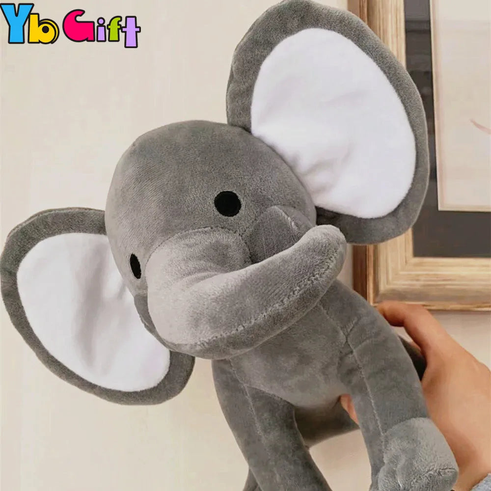 Elephant Plush Toys Kawaii Baby Toy Stuffed Animal Doll For Kids White Elephant Toys Cartoon For Girls Cute Toys For Wedding
