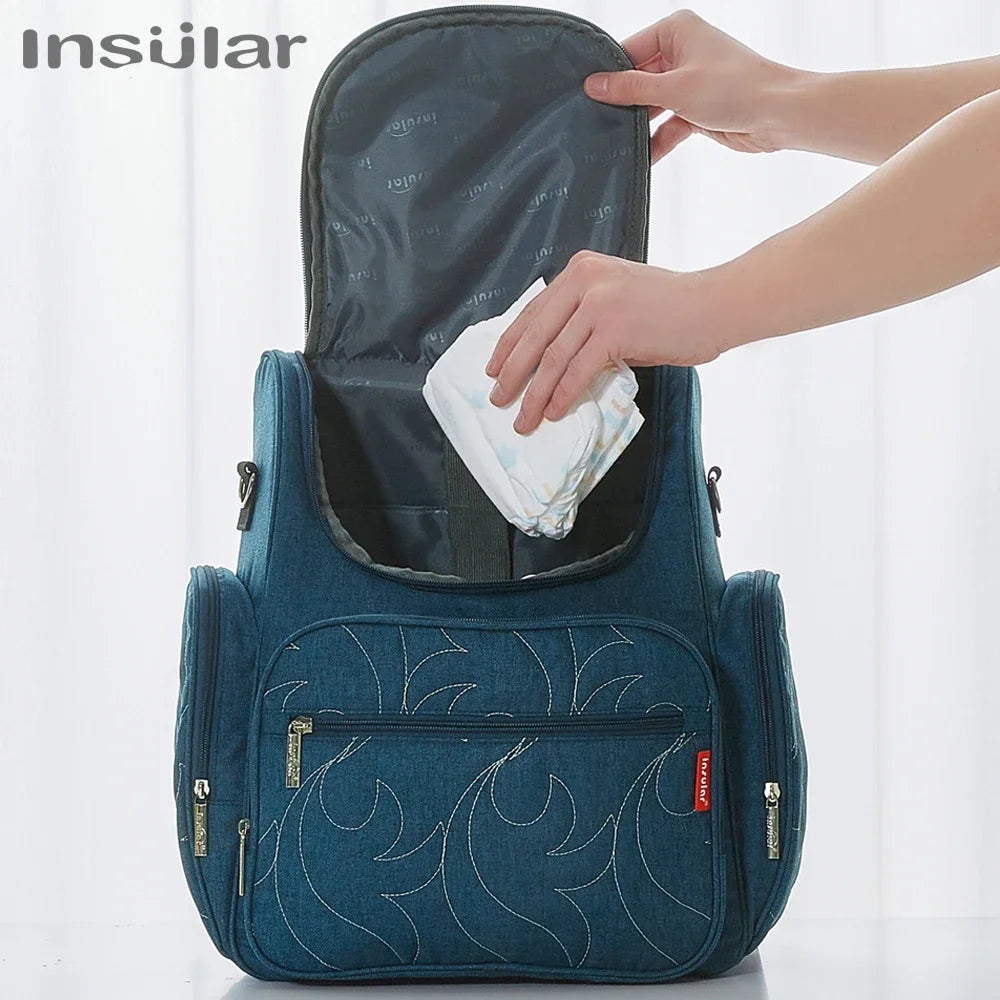 Brand Nappy Backpack Bag Mummy Large Capacity Stroller Bag Mom Baby Multi-function Waterproof Outdoor Travel Diaper Nursing Bags