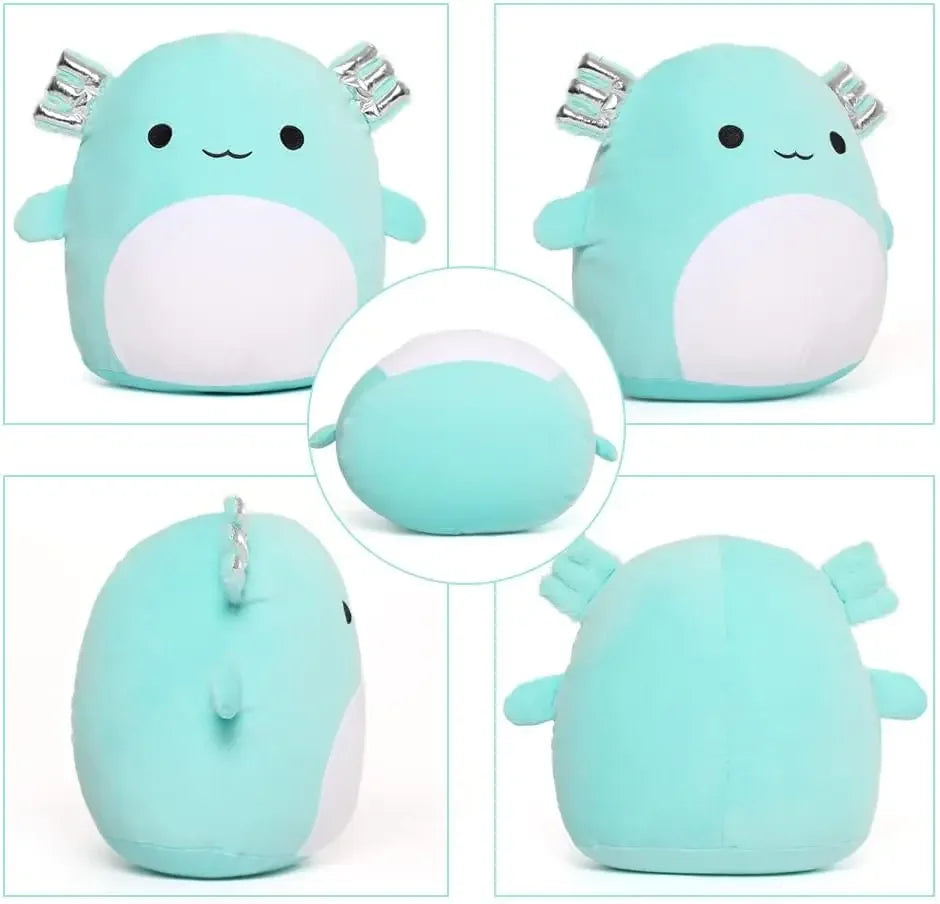 MorisMos 16" Large Axolotl Plush Toy Throw Pillow - Stuffed Animals Toy Giant Soft Hug Squishy and Cuddly Salamander Plushie