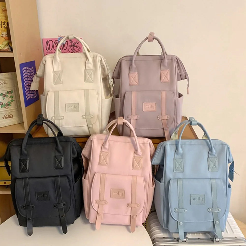 Nylon Mommy Backpack Anti Splash Water Multifunctional Baby Diaper Bag Portable Large Capacity Mommy Shoulder Bag Baby