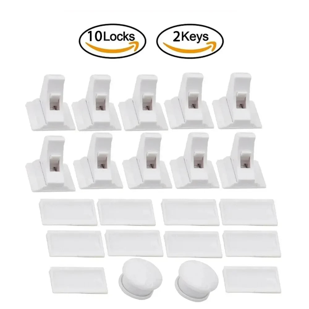 Magnetic Children's Lock for Extra Cabinet Door Safety: A Must-Have for Parents  Drawer Lock  Baby Protection  Baby Safety Lock