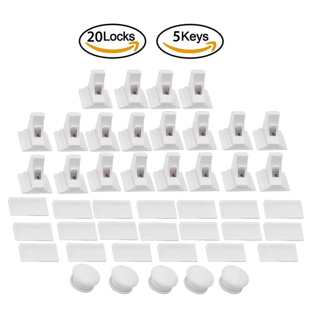 Magnetic Children's Lock for Extra Cabinet Door Safety: A Must-Have for Parents  Drawer Lock  Baby Protection  Baby Safety Lock