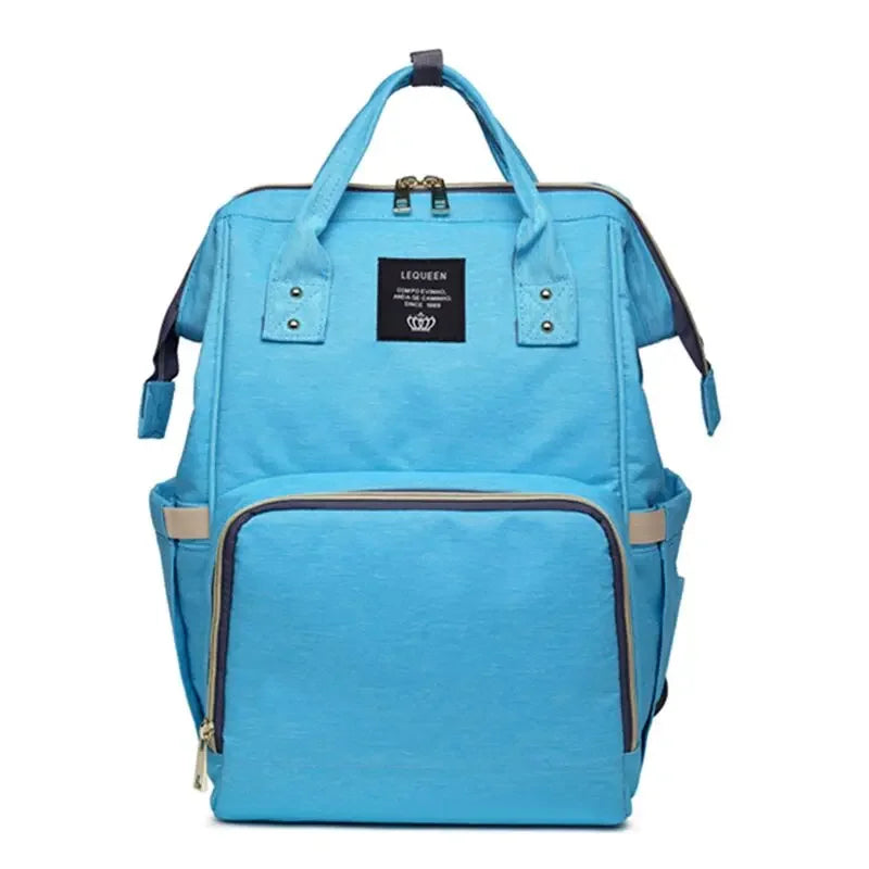 Lequeen Mummy Maternity Diaper Bag Backpack Nappy Bag Large Capacity Stroller Bag Travel Diaper Backpack for Baby Care