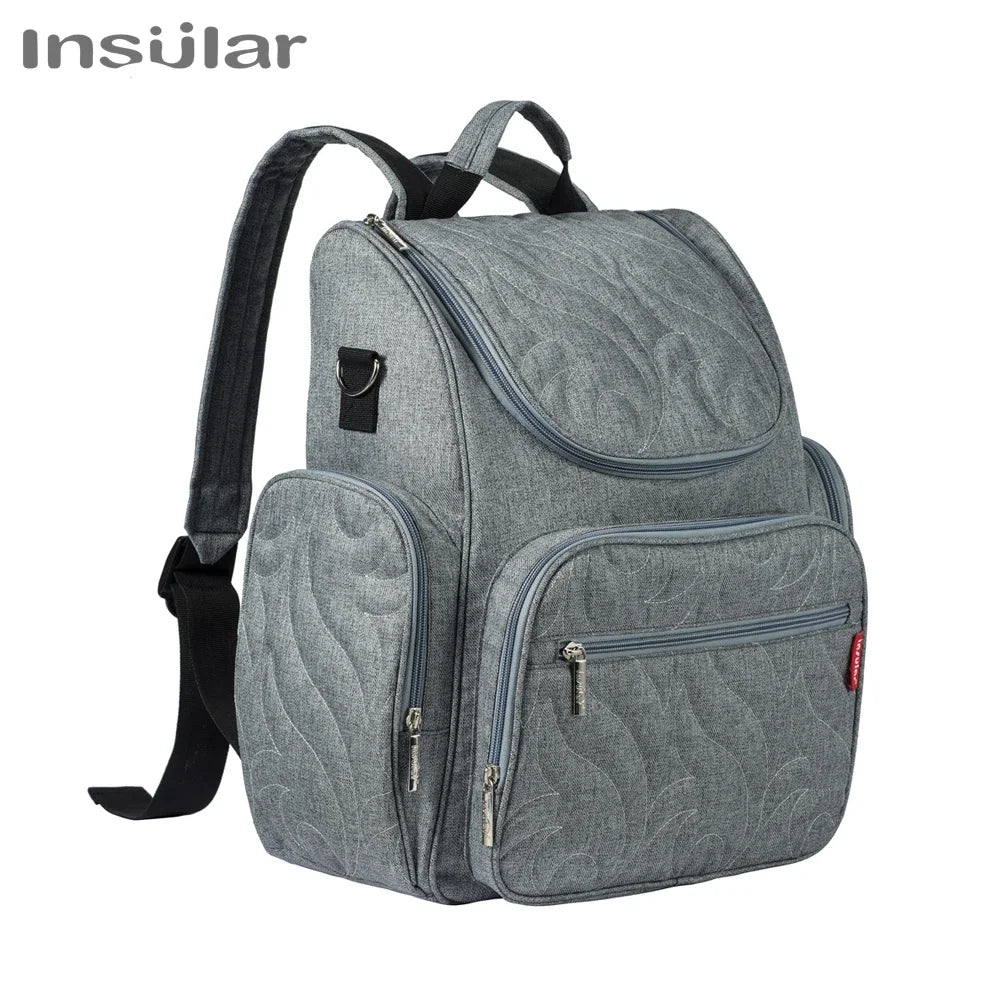 Brand Nappy Backpack Bag Mummy Large Capacity Stroller Bag Mom Baby Multi-function Waterproof Outdoor Travel Diaper Nursing Bags