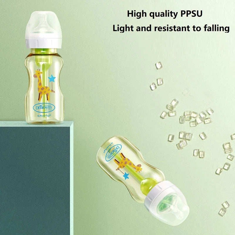 Dr. Brown's newborn PPSU / anti-colic / wide mouth / baby bottle / anti-drop 150ML，270ML baby bottle