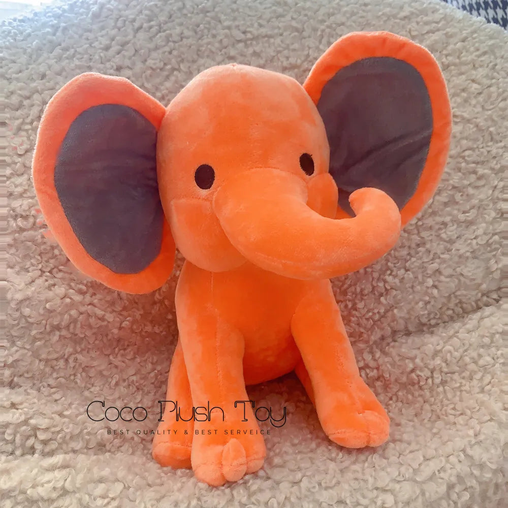 Elephant Plush Toys Kawaii Baby Toy Stuffed Animal Doll For Kids White Elephant Toys Cartoon For Girls Cute Toys For Wedding