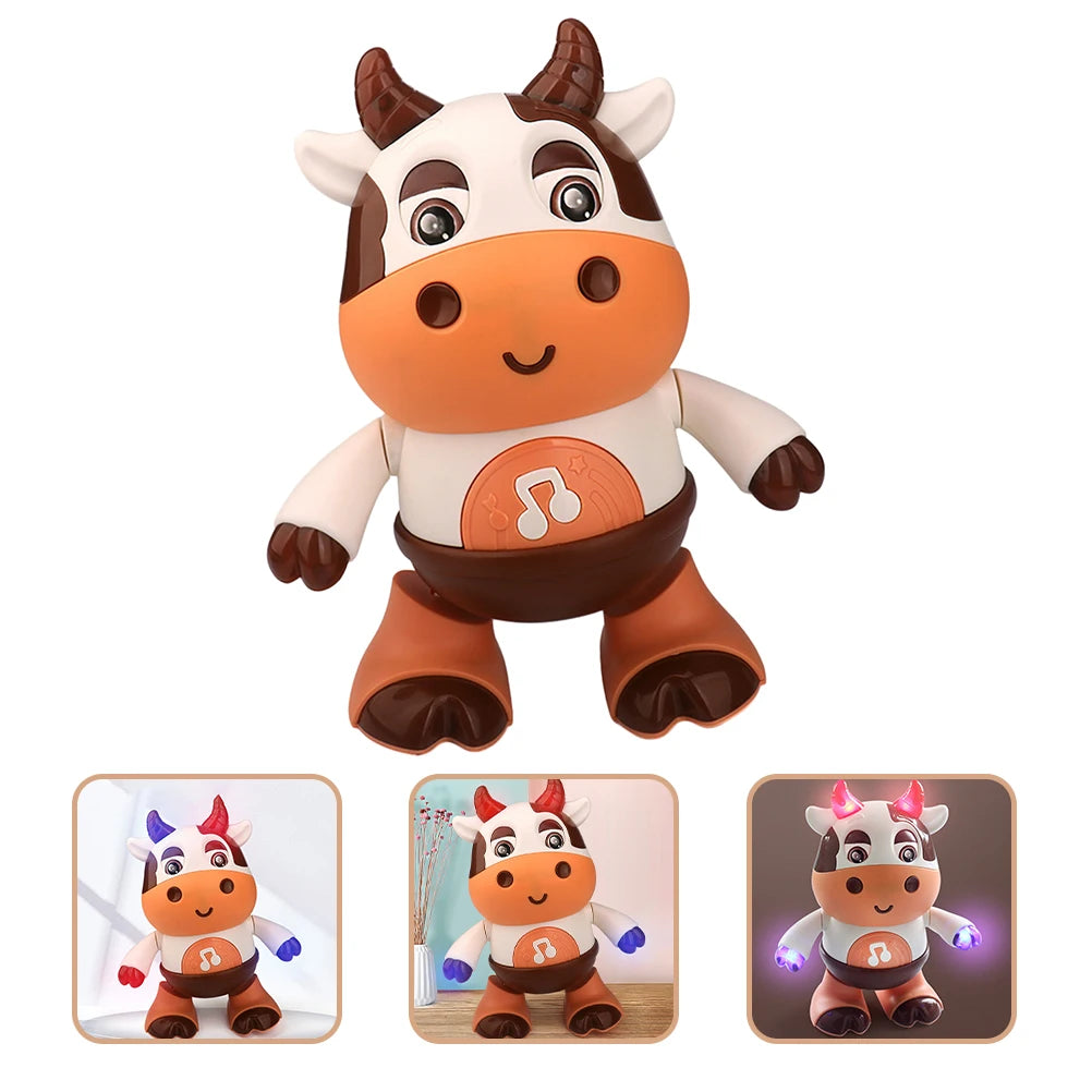 Baby Cow Musical Toys Dancing Walking Baby Cow Toy With Music And Led Lights Dancing Toys Baby 6 To 12 Months 18 Month Toys
