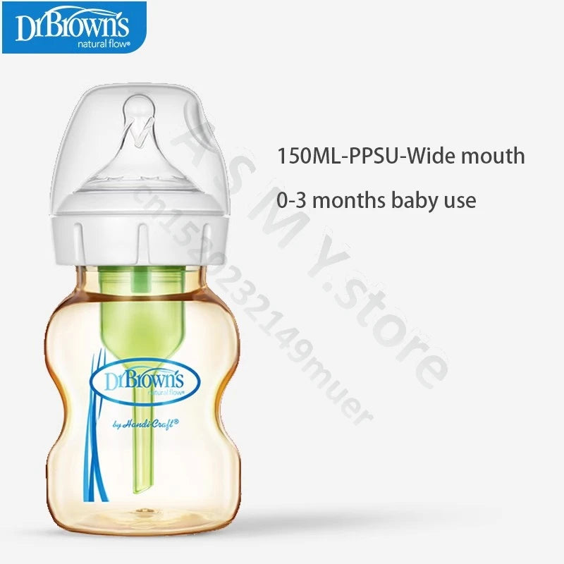 Dr. Brown's newborn PPSU / anti-colic / wide mouth / baby bottle / anti-drop 150ML，270ML baby bottle