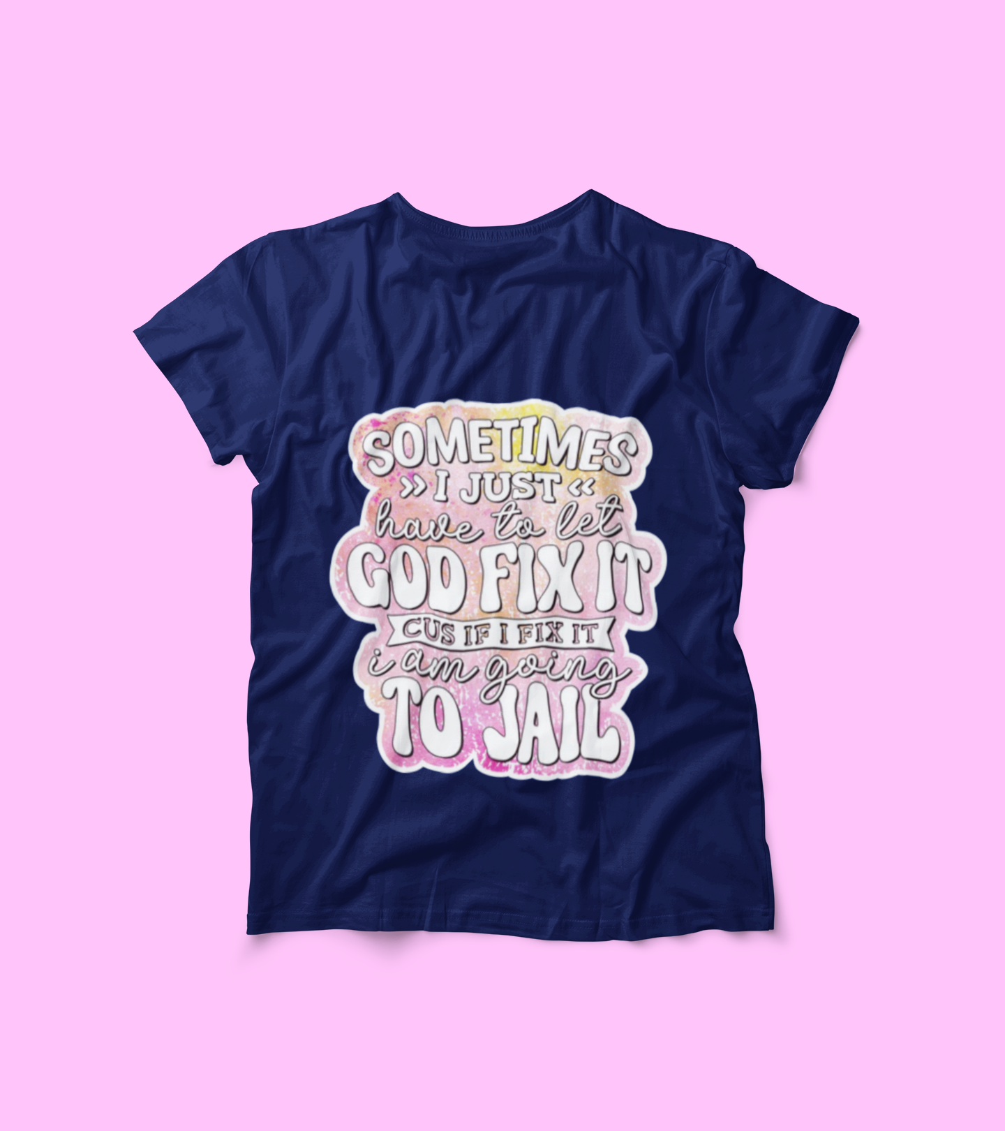 Ladie's Short Sleeve Graphic Print T Shirt