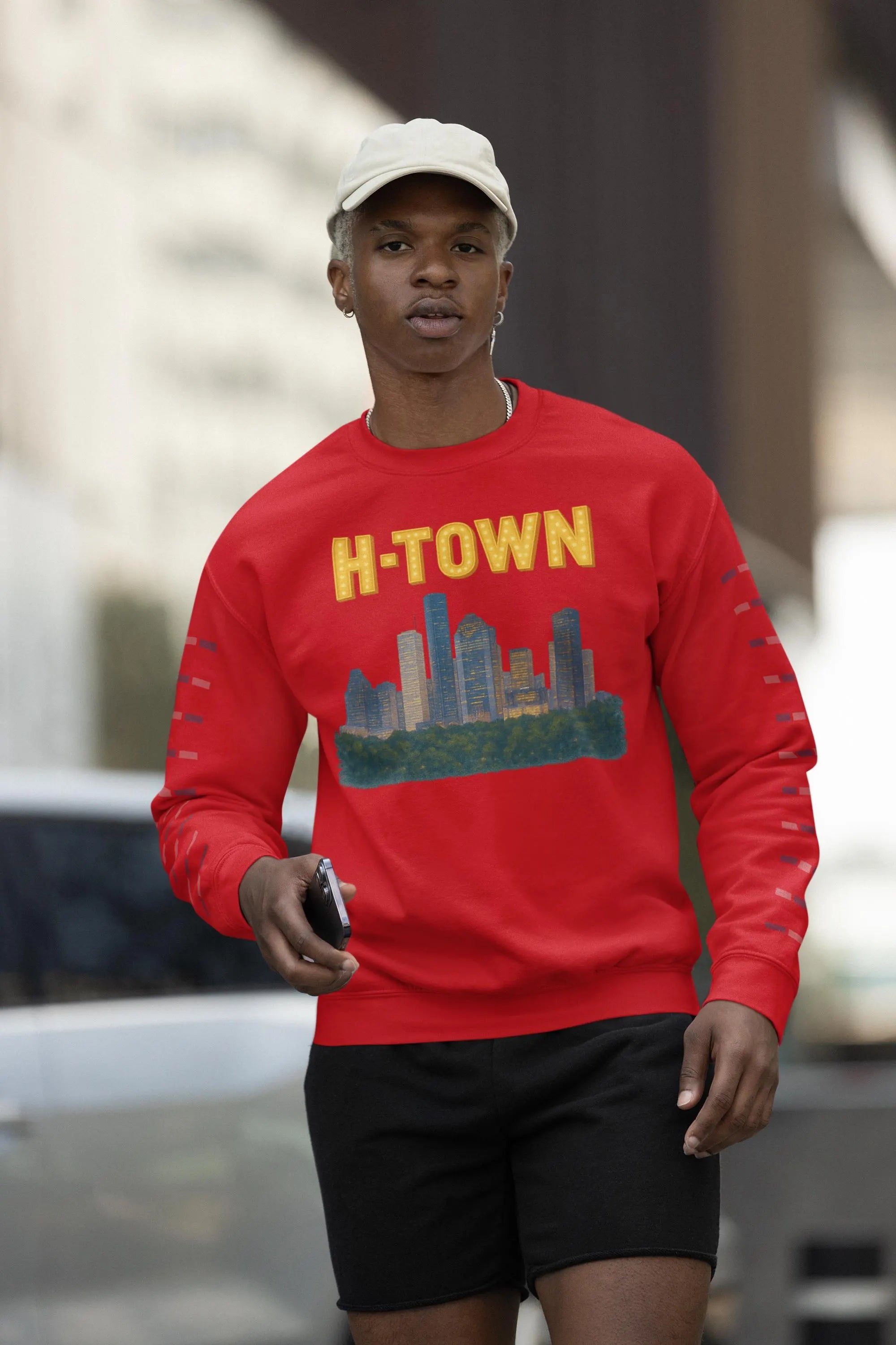 H-TOWN Houston Skyline Vibrant City Design T Shirt/Hoodie/Sweatshirt