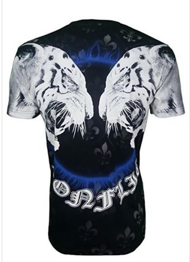 Mens Graphic Print T shirt (Blk)